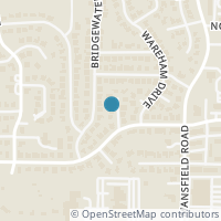 Map location of 5106 Bedford Court, Arlington, TX 76017