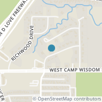 Map location of 2717 Bainbridge Drive, Dallas, TX 75237