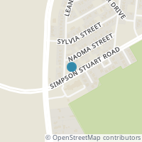 Map location of 2411 Simpson Stuart Road, Dallas, TX 75241