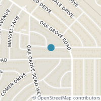 Map location of 1428 Roma Lane, Fort Worth, TX 76134