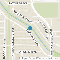 Map location of 1707 Caplin Dr, Arlington TX 76018
