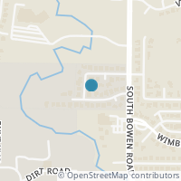 Map location of 5107 Chad Drive, Arlington, TX 76017