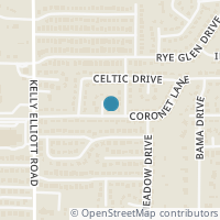 Map location of 5007 Coronet Court, Arlington, TX 76017