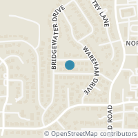 Map location of 2015 Thames Drive, Arlington, TX 76017
