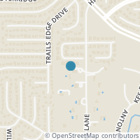 Map location of 5016 Hidden Oaks Ln, Arlington TX 76017