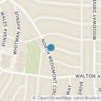 Map location of 5501 Wedgmont Cir N, Fort Worth TX 76133