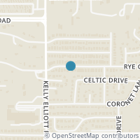 Map location of 4206 Rye Glen Drive, Arlington, TX 76017