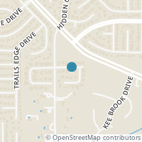 Map location of 5306 Hidden Trails Drive, Arlington, TX 76017
