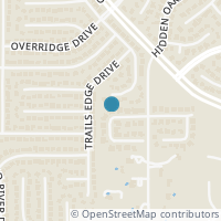 Map location of 5409 Hidden Trails Drive, Arlington, TX 76017