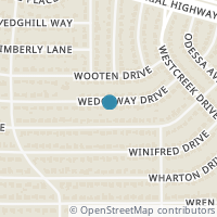 Map location of 3545 Wedgway Dr, Fort Worth TX 76133