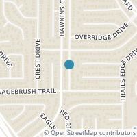 Map location of 5828 Ridgeline Drive, McKinney, TX 75070