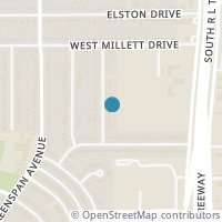 Map location of 6624 Speight Street, Dallas, TX 75232