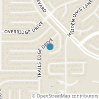 Map location of 4924 Stage Line Drive, Arlington, TX 76017