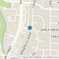 Map location of 5604 Ridgerock Road, Fort Worth, TX 76132