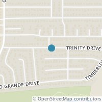 Map location of 1220 Trinity Drive, Benbrook, TX 76126