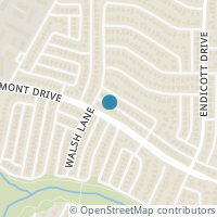 Map location of 2880 Claremont Drive, Grand Prairie, TX 75052