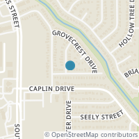 Map location of 1411 Woodfern Drive, Arlington, TX 76018