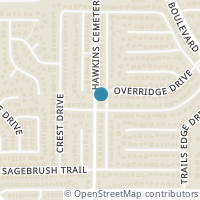 Map location of 4820 Ridgeline Dr, Arlington TX 76017