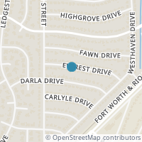 Map location of 4709 Everest, Fort Worth, TX 76132