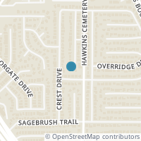 Map location of 4818 Crestmont Court, Arlington, TX 76017