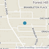 Map location of 3433 Falcon Dr, Forest Hill TX 76119