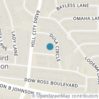 Map location of 1119 Dula Circle, Duncanville, TX 75116