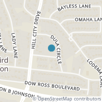 Map location of 1119 Dula Cir, Duncanville TX 75116