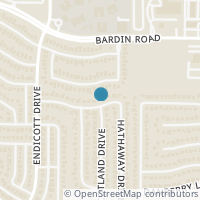 Map location of 2716 Wentworth Drive, Grand Prairie, TX 75052