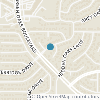 Map location of 5504 Overridge Drive, Arlington, TX 76017