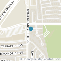 Map location of 6309 Elder Grove Drive, Dallas, TX 75232