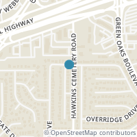 Map location of 4701 Crestmont Court, Arlington, TX 76017