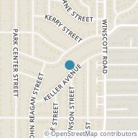 Map location of 923 Keller Avenue, Benbrook, TX 76126