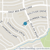 Map location of 1512 Indian Summer Trail, Dallas, TX 75241