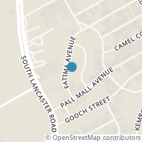 Map location of 2346 Fatima Avenue, Dallas, TX 75241