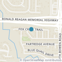 Map location of 2708 Fox Creek Trail, Arlington, TX 76017