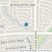 Map location of 6017 Spring Glen Drive, Dallas, TX 75232