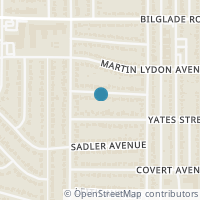 Map location of 2809 Cordone Street, Fort Worth, TX 76133