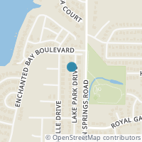 Map location of 4506 Lake Park Drive, Arlington, TX 76016