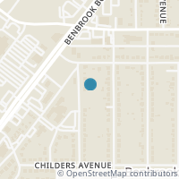 Map location of 1009 Bryant Street, Benbrook, TX 76126