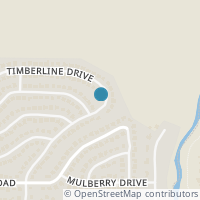 Map location of 1836 Timberline Drive, Benbrook, TX 76126