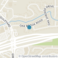Map location of 4403 Oak Brook Court, Arlington, TX 76016