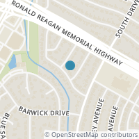 Map location of 4805 Westlake Drive, Fort Worth, TX 76132