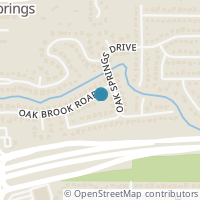 Map location of 5306 Oak Brook Road, Arlington, TX 76016