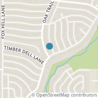 Map location of 5528 Oak Trail, Dallas, TX 75232