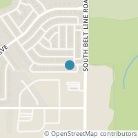 Map location of 1343 Bold Forbes Drive, Grand Prairie, TX 75052