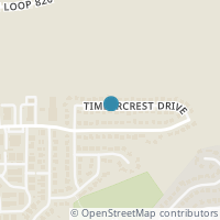 Map location of 1300 Timbercrest Drive, Benbrook, TX 76126