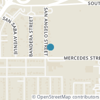 Map location of 225 San Angelo Ave, Benbrook TX 76126