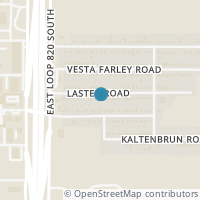 Map location of 5432 Laster Road, Fort Worth, TX 76119
