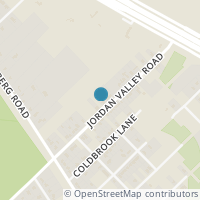 Map location of 2183 Jordan Valley Road, Dallas, TX 75253