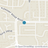 Map location of 3703 Ravenhill Lane, Arlington, TX 76016